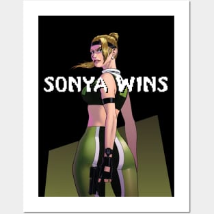 Sonya Blade Mortal Kombat Posters and Art